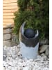 Kiom Led Gartenbrunnen FoSferico 38 x 70 x 24 in grau / dunkelgrau