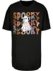 Merchcode Shirt "Ladies Halloween Spooky Ghost Tee" in Schwarz