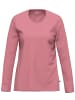 Ammann Single-Jersey Langarmshirt Uni in altrosa