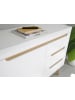Furn.Design Sideboard weiß, Eiche, skandinavisch 107 cm, Kommode mit Soft-Close-Funktion