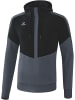 erima Trainingsjacke "Squad Kapuzensweat" in Schwarz