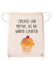 Mr. & Mrs. Panda Drawstring Bag Cupcake mit Spruch in Creme