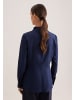 Seidensticker Kelchkragenbluse Slim in Dunkelblau