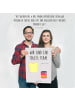 Mr. & Mrs. Panda Wanddekoration Toast Marmelade mit Spruch in Grau Pastell