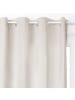 Atmosphera Créateur d'intérieur Der Fenstervorhang in aus Polyester ist die Dekoration des Wohnzimmers. in Beige