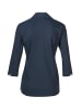 GOLDNER Bluse Stretchbequeme Bluse mit Baumwolle in marine