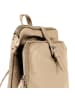 Toscanto Leder Cityrucksack Toscanto Rucksack taupe, beige ca. 33cm