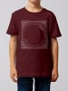 wat? Apparel T-Shirt Sonnenfinsternis in Weinrot