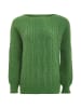 Tanuna Damen Strickpullover in Grün