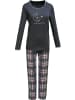 Erwin Müller Single-Jersey Schlafanzug in anthratzit