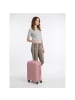 Franky London 4 Rollen Kabinentrolley S 55 cm mit Dehnfalte rose