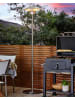 Beliani Terrassenstrahler ASKJA in Silber - (W) 45 x (H) 205 x (L) 45 cm