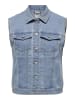 ONLY Jeansweste in Light Blue Denim