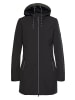 Polarino Softshellmantel in schwarz