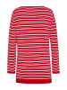 SANIKA Pullover in ROT WEISS