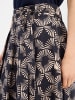 More & More A-Linien-Rock in schwarz beige
