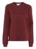 SAINT TROPEZ Sweatshirt LyonaSZ Lockere Passform in Decadent Chocolate