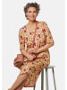 GOLDNER Elastisches Jerseykleid mit modischem Druck in bunt / geblümt