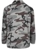 Urban Classics Track Jacket in grey camo