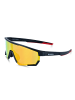Breed Polarisierte Sonnenbrille "Vega" in Schwarz/Rot