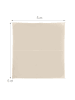 relaxdays Sonnensegel in Beige - 5 x 5 m