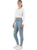 Janice 3 x Damen crop Langarmshirt hochgeschlossen Noia in Weiß