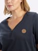 sheego Kurzarm-Shirt in tiefblau