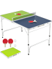 COSTWAY Mini Tischtennisplatte 120 x 76 cm Ping Pong Tisch in Grün