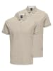 ONLY & SONS Poloshirt Onsefletcher in Chinchilla