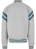FUBU College Jackets in heather grey/green
