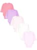 TupTam Baby Langarm Wickelbody im 5er Set in rosa Modell 2