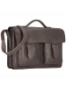 Greenland Nature Nature Aktentasche Leder  40 cm grey