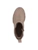Tamaris WIDE FIT Chelsea Boot in SAND SUEDE