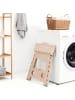 relaxdays Klapphocker in Beige - (B)39 x (H)39 cm x (T)32 cm
