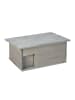 relaxdays Igelhaus in Grau - (B)46 x (H)21 x (T)34 cm