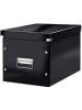 Leitz Archivbox Click & Store Cube L Hartpappe schwarz