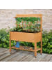 Outsunny Pflanztisch 105L x 40B x 135H cm Braun