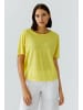 Oui Leinen T-Shirt in lemon zest