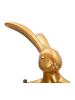 Mauro Ferretti Tischleuchte aus goldenem Kunstharz, 26 x 16 x 47 cm