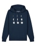 wat? Apparel Sweatshirt Moonphases in Dunkelblau