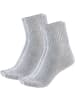 REDBEST Frottee, Thermo Thermo-Socken 2 Paar in silber meliert