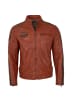 Gipsy Lederjacke Lammnappa in Dunkelorange