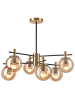 Licht-Erlebnisse Deckenlampe (B)51 x (L)54 x (H)53 cm in Gold Schwarz