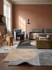 KADIMA DESIGN Teppich Wolle Handgetuftet HALLEIN Abstrakt Wohnzimmer Modern in Grau