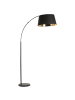 Beliani Stehleuchte YABUS in Schwarz/Kupfer - (W) 50 x (H) 197 x (L) 109 cm