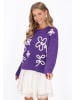 IZIA Women Sweater in violet