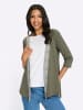 Sieh an! Shirtjacke in khaki-ecru