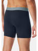 Schiesser Long Short / Pant 95/5 Cotton in Dunkelblau