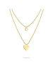 LIEBESKIND BERLIN Halskette Layered Love in gold