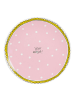 Blond Amsterdam Frühstücksteller Punkt in Rosa - 22cm